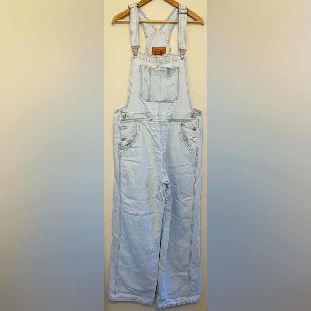 Levi's Light Blue Denim Overall Jumpsuit - Picture 2 of 11
